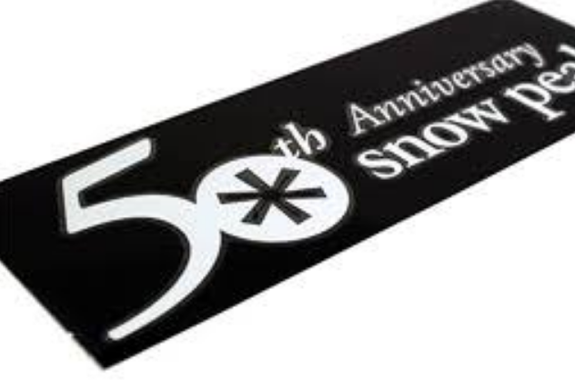50th Anniversary Logo Sticker