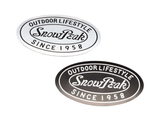 Metal Logo Sticker Classic