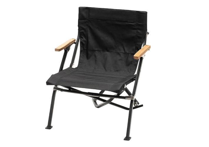 Luxury Low Beach Chair Black