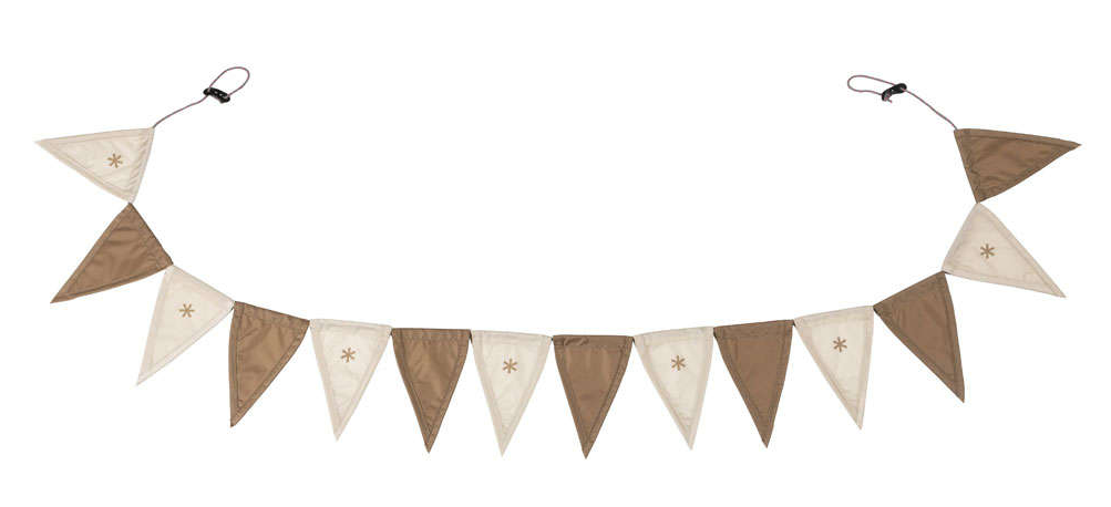 Flag Garland Khaki & Ivory